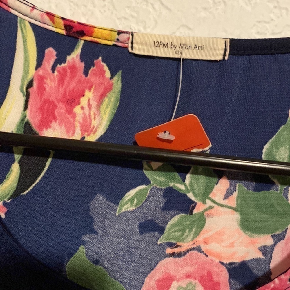 12 pm by Mon Ami USA floral short sleeve dress small - Picture 3 of 7